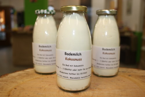 Bademilch Kokosnuss