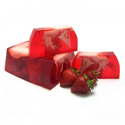 Fruchtige Erdbeer Seife