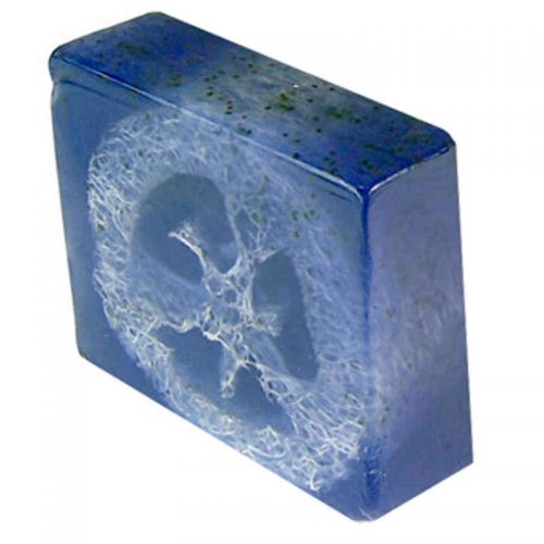 Himbeerpeeling Luffa Seife