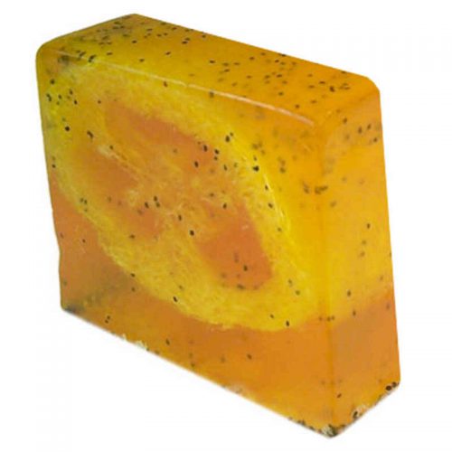 Mega-Mango-Massage Luffa Seife