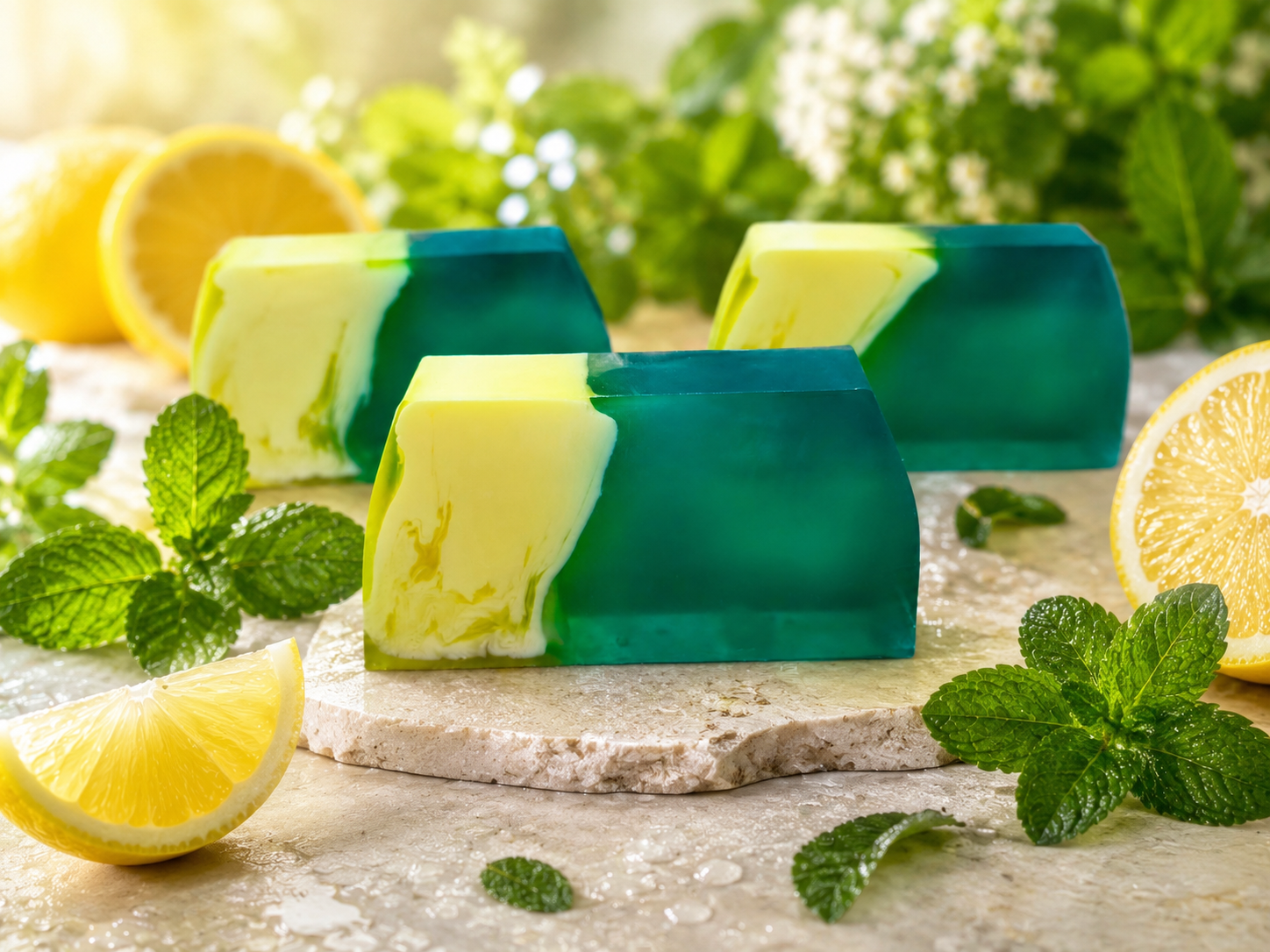 Cremige Lemon-Mint Seife