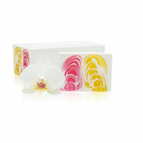 Blumige Orchideen Seife