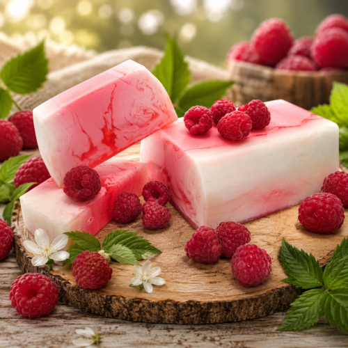 Fruchtige Himbeer Seife