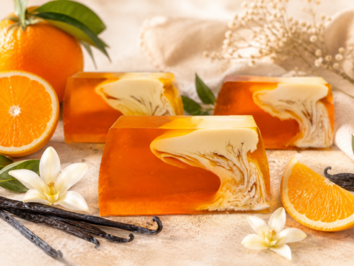 Cremige Orange Vanille Seife