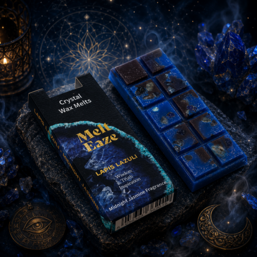 Kristall-Duftwachs Lapis Lazuli mit Midnight Jasmine Duft