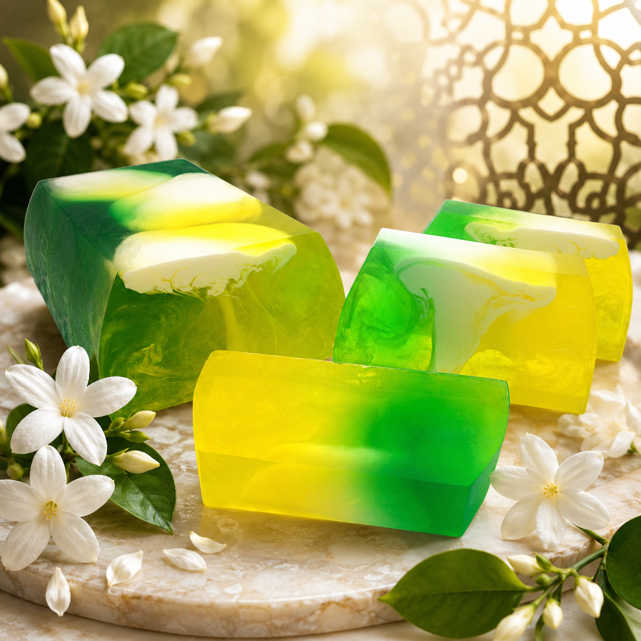 Blumenseife Jasmin