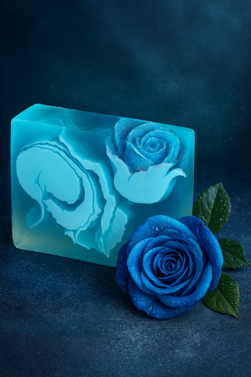 Blue Rose Seife