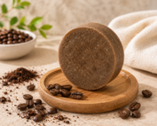 Festes Shampoo Kaffee