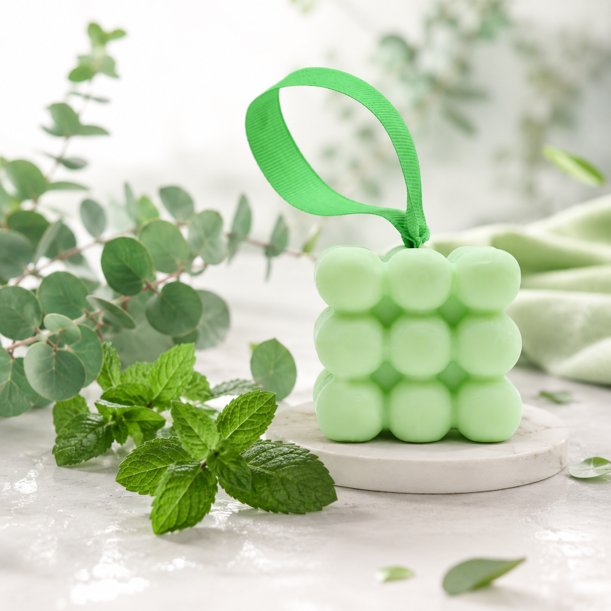 Massageseife Grüne Minze & Eukalyptus